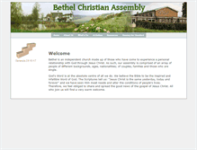 Tablet Screenshot of bethelchristian.org.uk